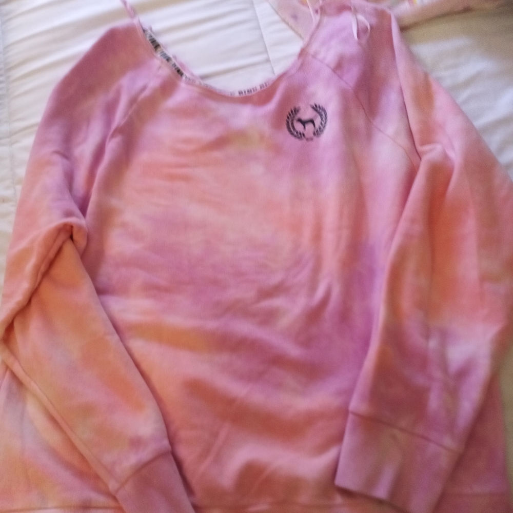 Pink scoop neck sweater